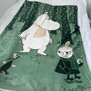 Moomin soft plush blanket • Twin size